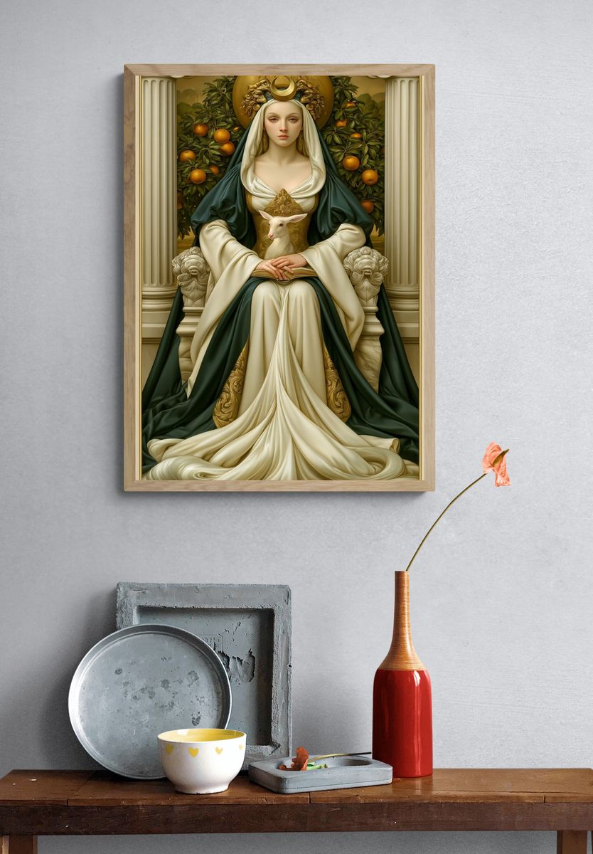 The High Priestess Tarot Poster. — room view 3