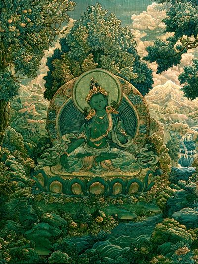 Forest Deity — Surreal Illustration Print. poster