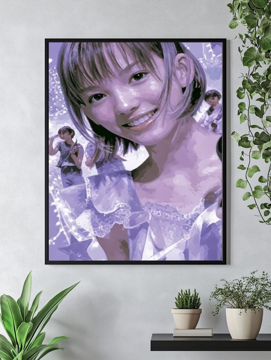 Purple Idol Portrait Poster. — room view 4