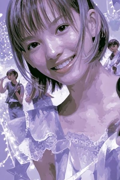 Purple Idol Portrait Poster. poster