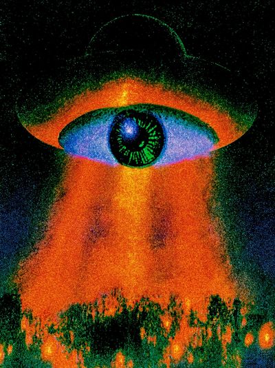 Psychedelic Cosmic Eye Poster.