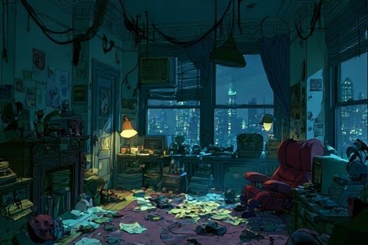 Neon City Studio — Illustration Print. poster — illustration art