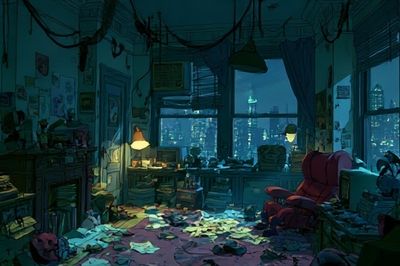Neon City Studio — Illustration Print.