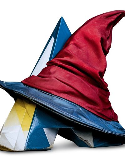 Wizard Hat Sculpture Poster.