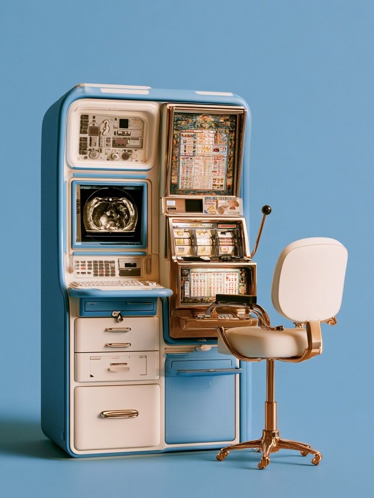 Retro Medical Machine Poster. poster detail