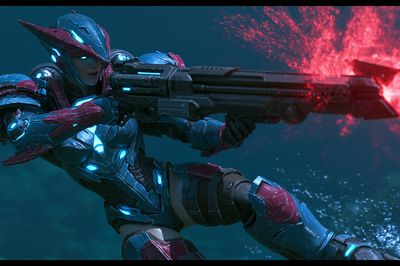 Cyber Soldier Action Poster.