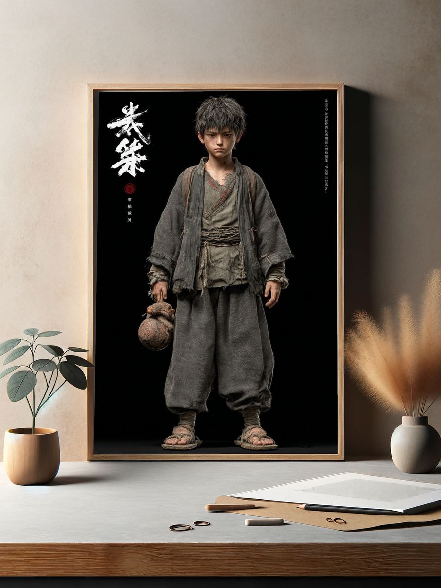 Wandering Boy Character Poster. — room view 2