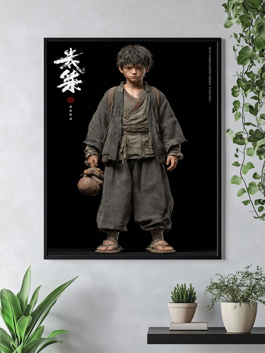 Wandering Boy Character Poster. — room view 4