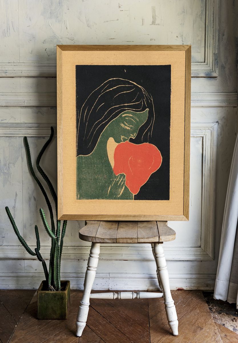 Edvard Munch's Heart (1898–1899) famous. room preview