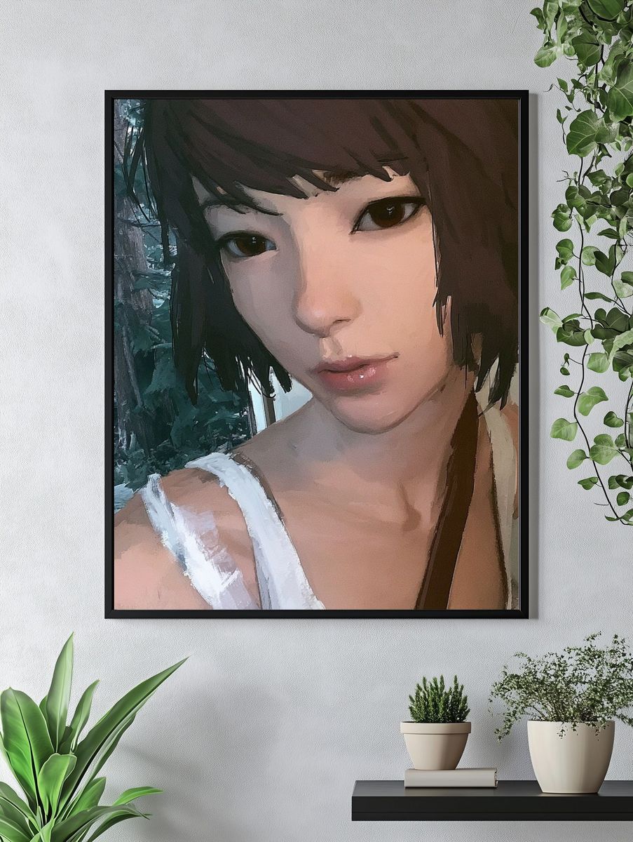Forest Portrait Digital Art Poster. — room view 4