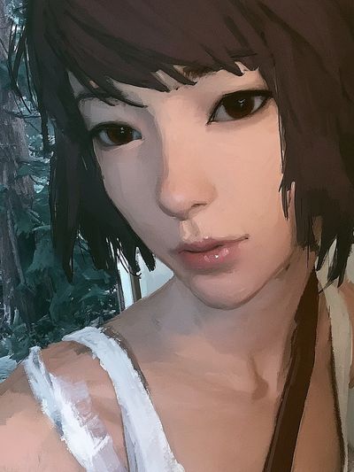 Forest Portrait Digital Art Poster. poster