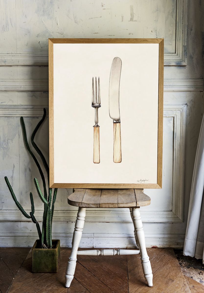 Knife Fork (ca.1936) Grace Halpin. room preview