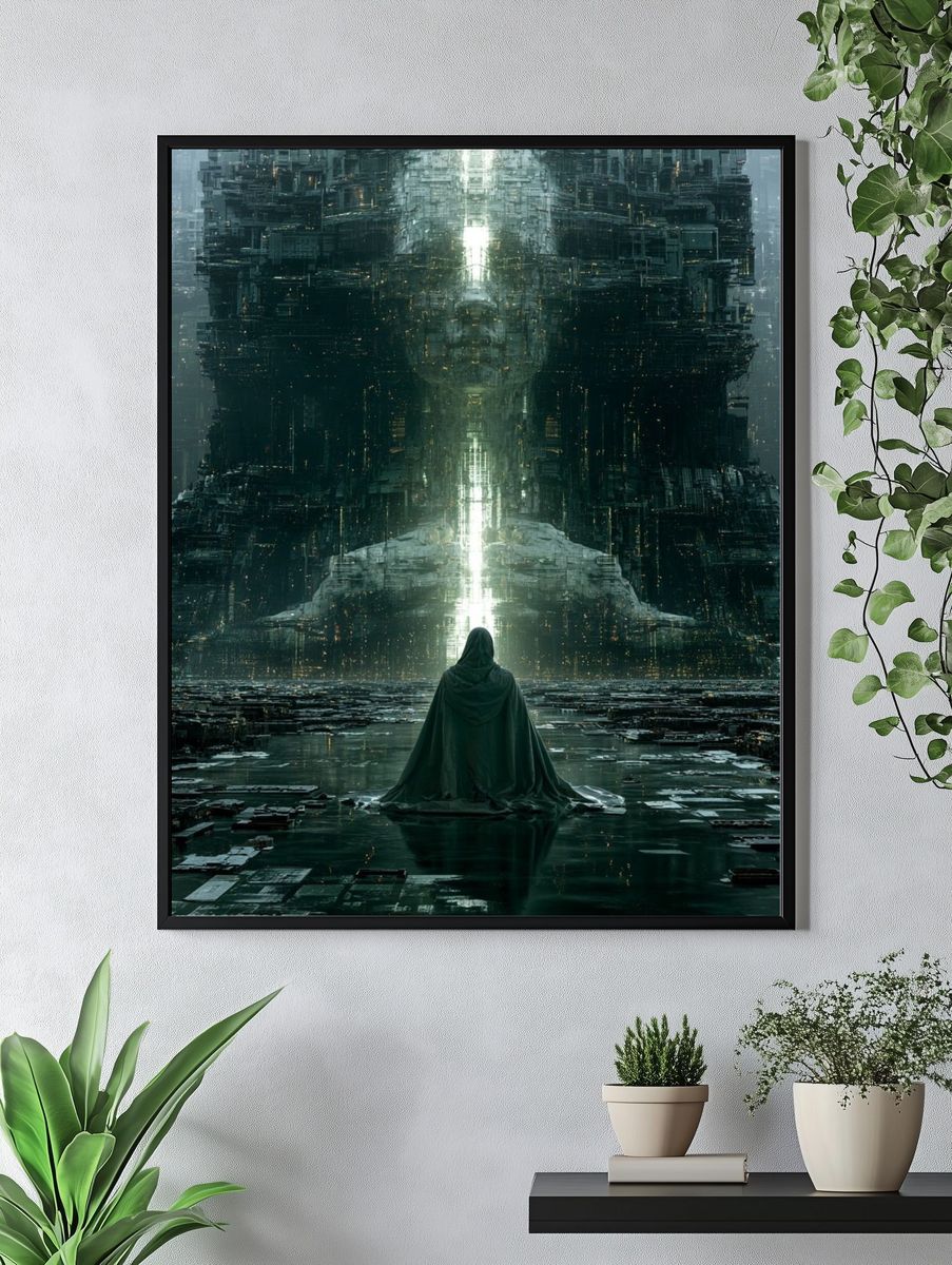 Futuristic Citadel — Sci-Fi Print. — room view 4