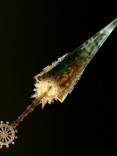 Celestial Spear Illustration Poster. poster