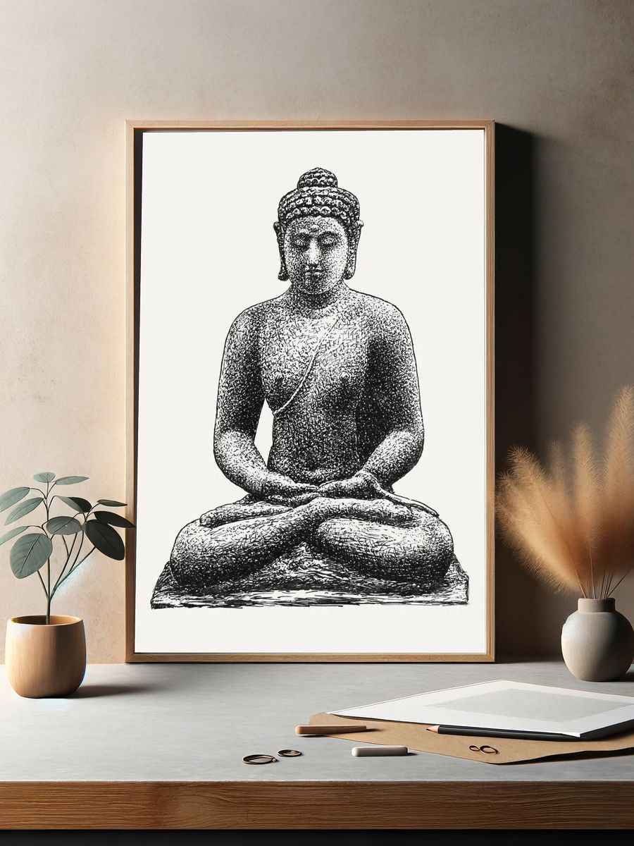 Buddha Borobudur (ca. 1891–1941) drawing. — room view 2