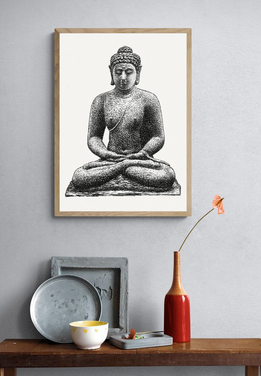 Buddha Borobudur (ca. 1891–1941) drawing. — room view 3