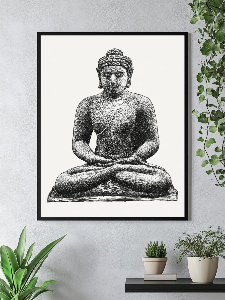 Buddha Borobudur (ca. 1891–1941) drawing. — room view 4