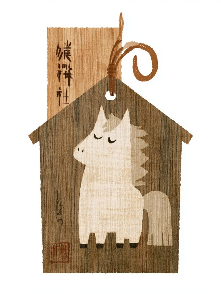 Sleeping Horse Illustration Poster. poster detail