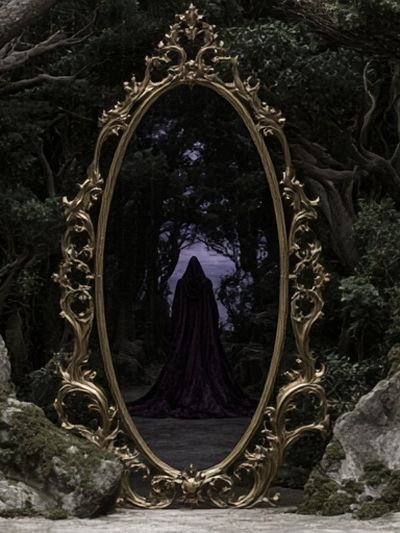 Enchanted Mirror Forest Print.