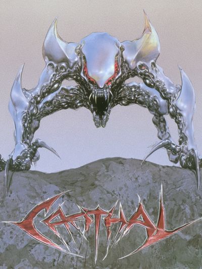 Crystall Demonic Creature Poster.