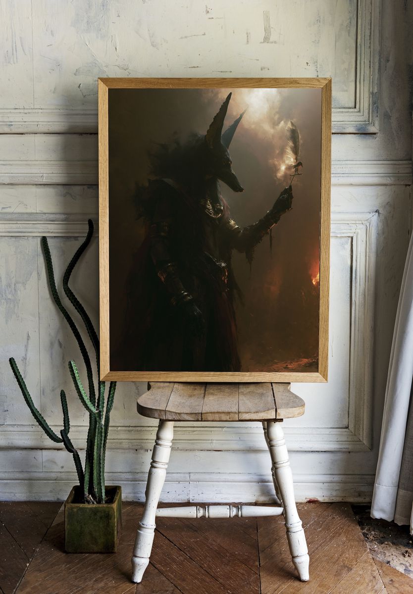 Anubis Shadow Ritual Poster. — room view 1