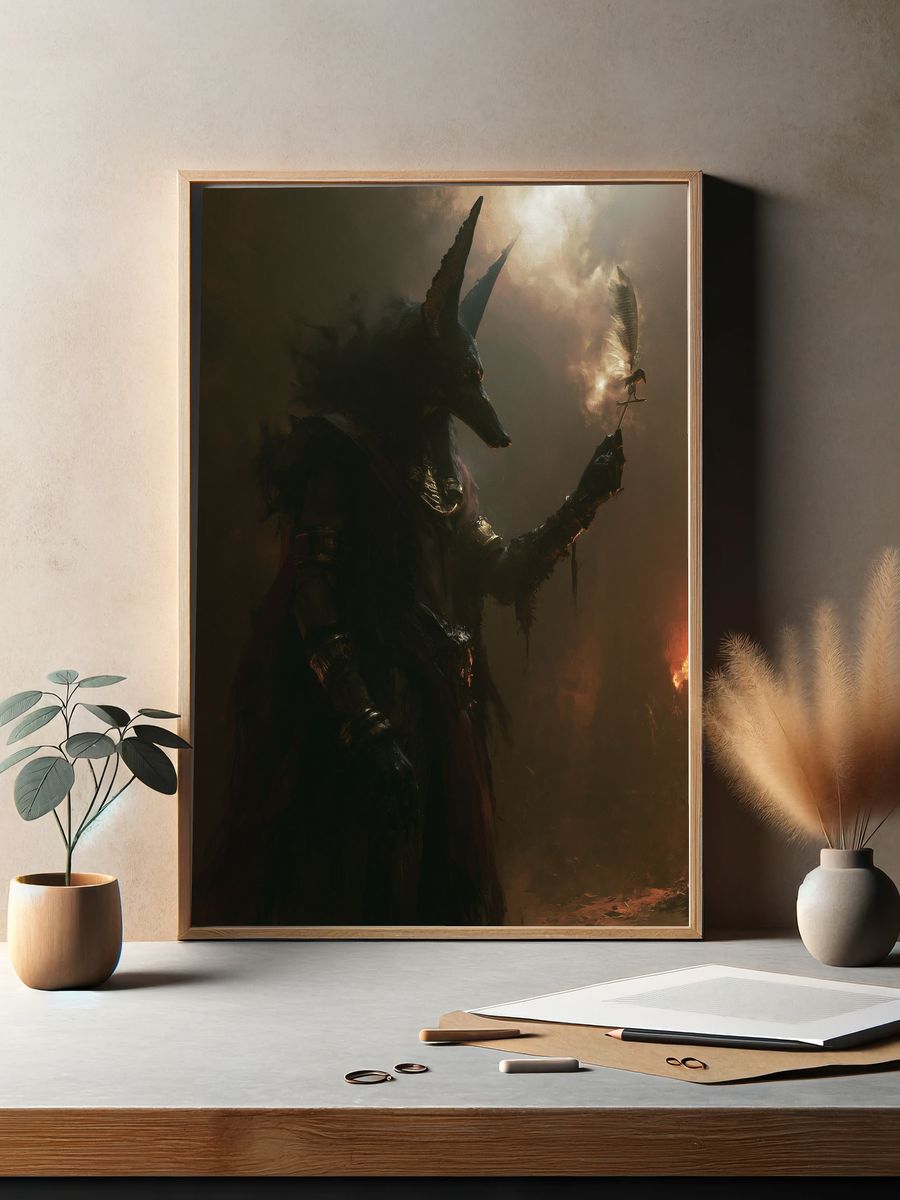 Anubis Shadow Ritual Poster. — room view 2