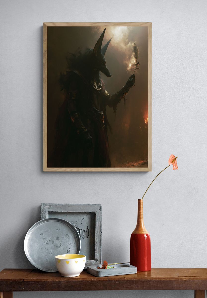 Anubis Shadow Ritual Poster. — room view 3