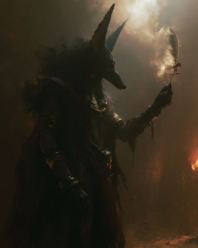 Anubis Shadow Ritual Poster.