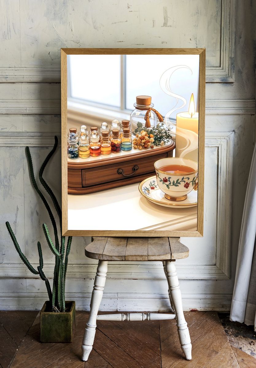 What Yule! Cartoon Print. — room view 1