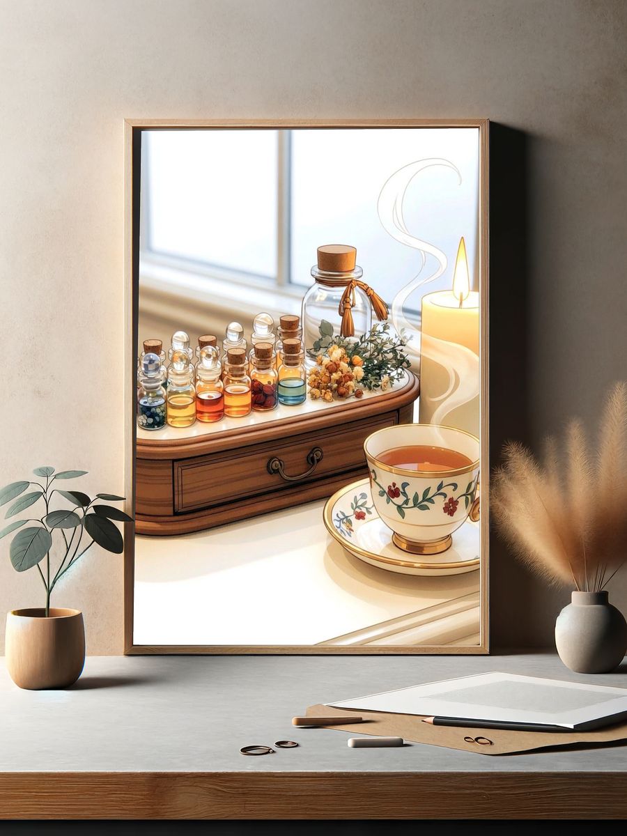 What Yule! Cartoon Print. — room view 2