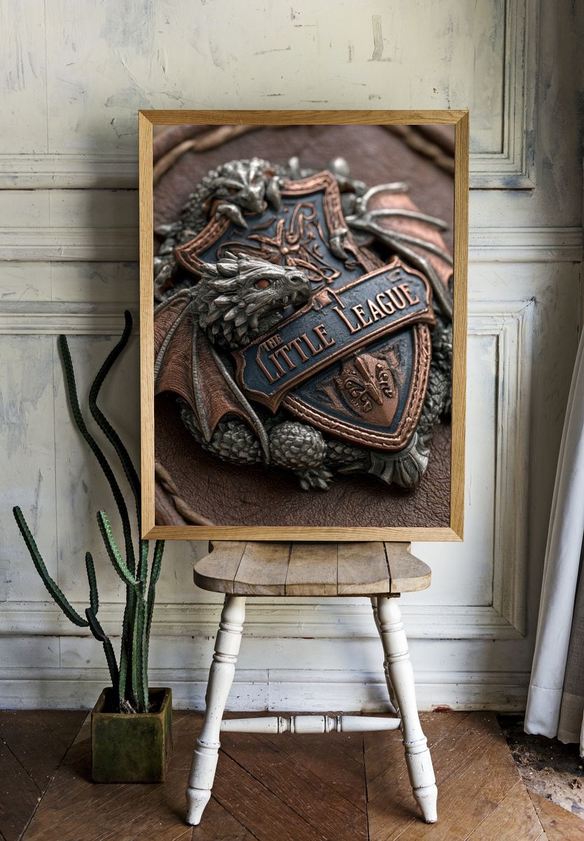 The Little League Dragon Poster. — room view 1