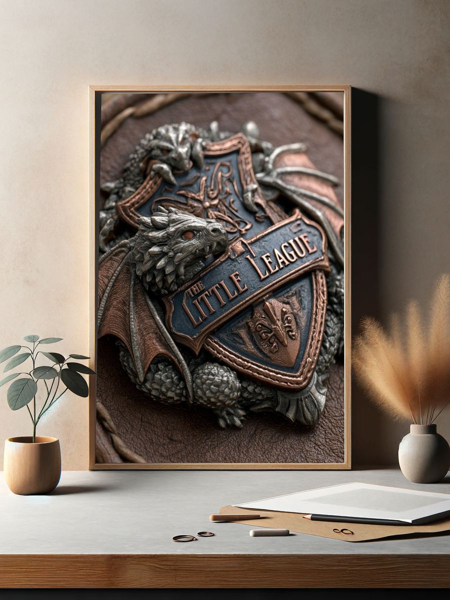 The Little League Dragon Poster. — room view 2