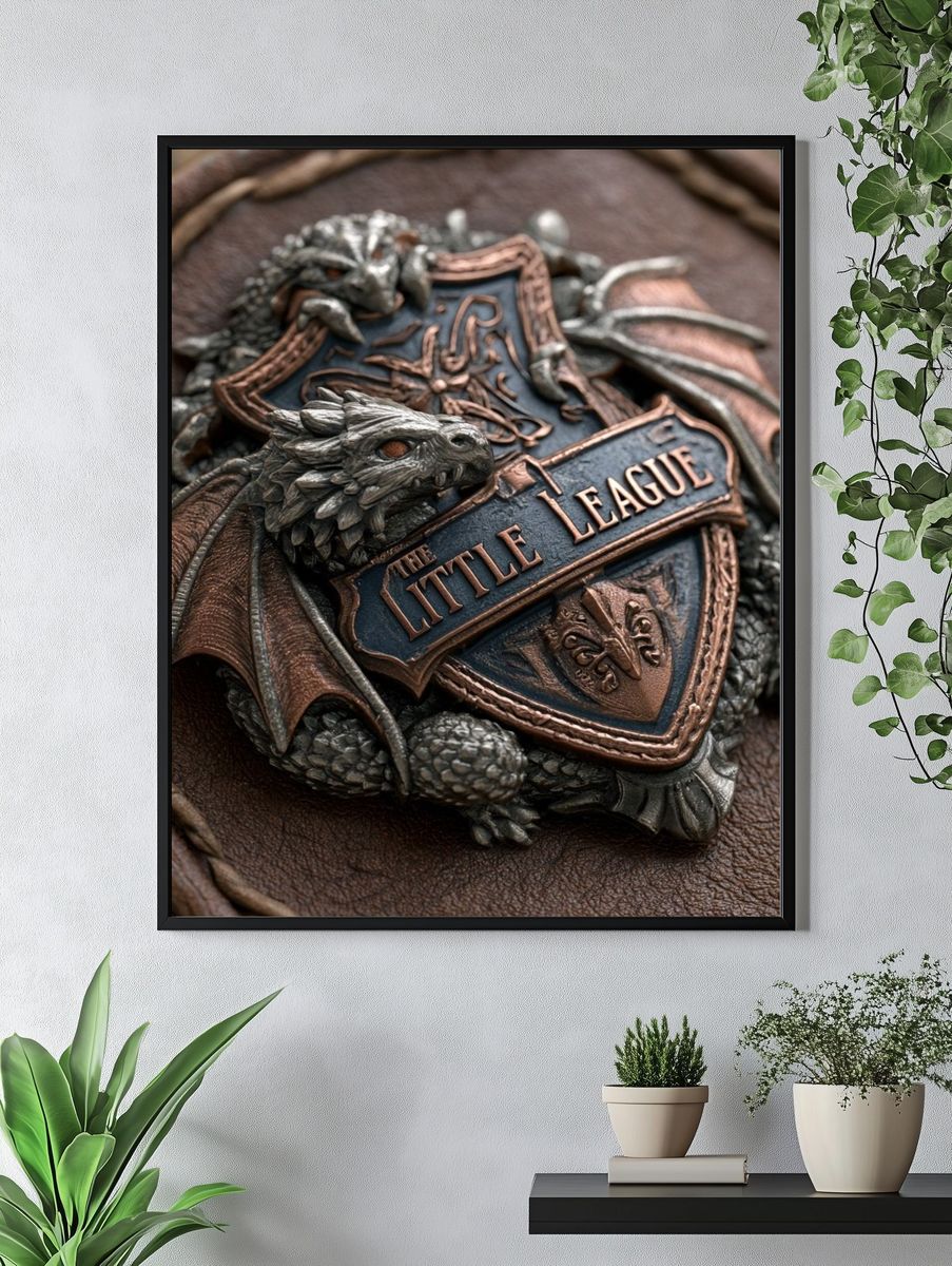 The Little League Dragon Poster. — room view 4