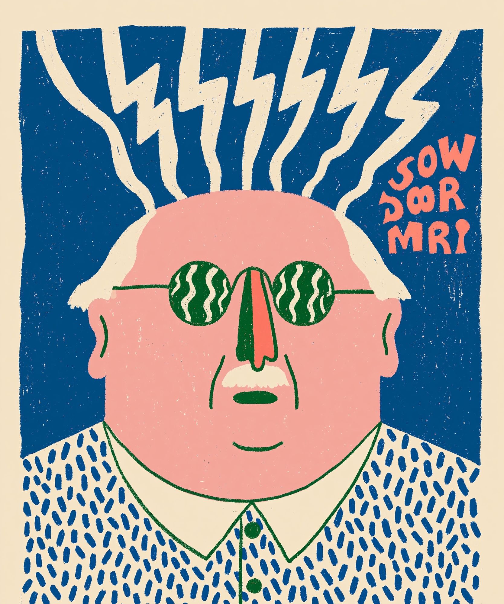 Sow Your Mr. Poster. poster — illustration art