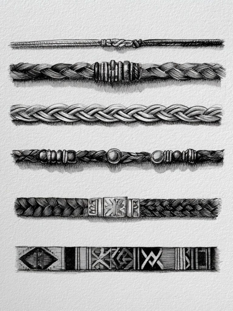 Braided Bracelet Studies Print. poster detail