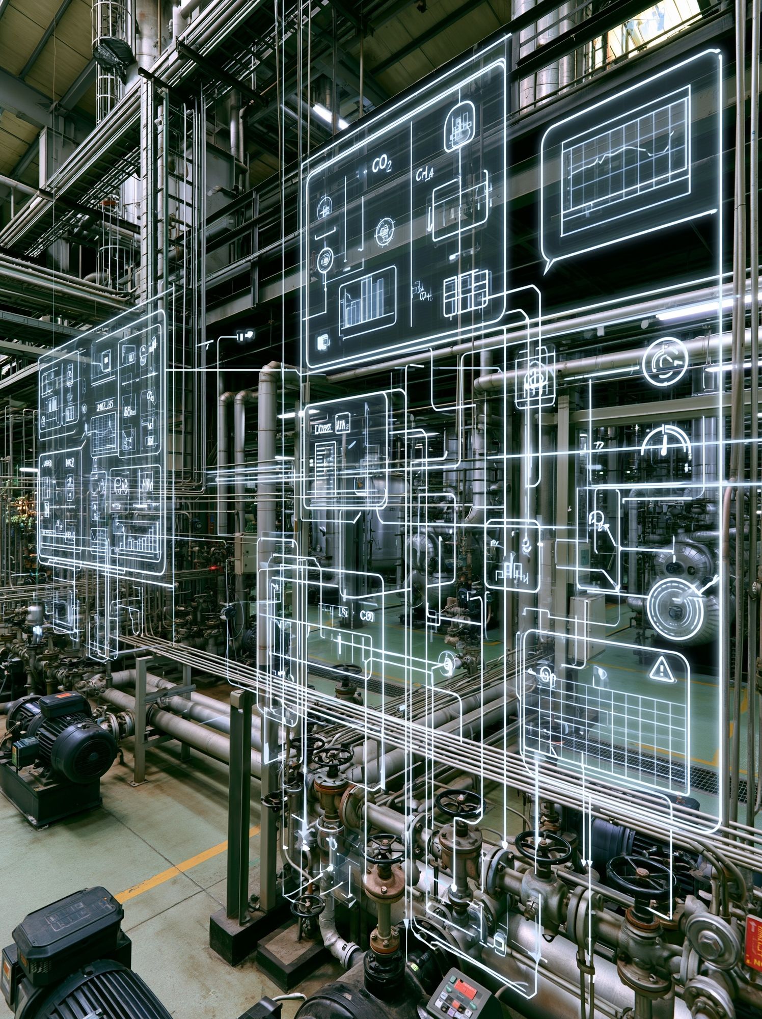 Industrial Data Network Photography Poster. poster detail