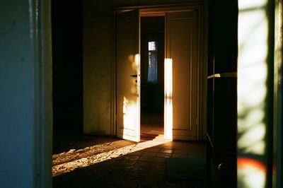 Sunlit Doorway Interior Photography Poster.