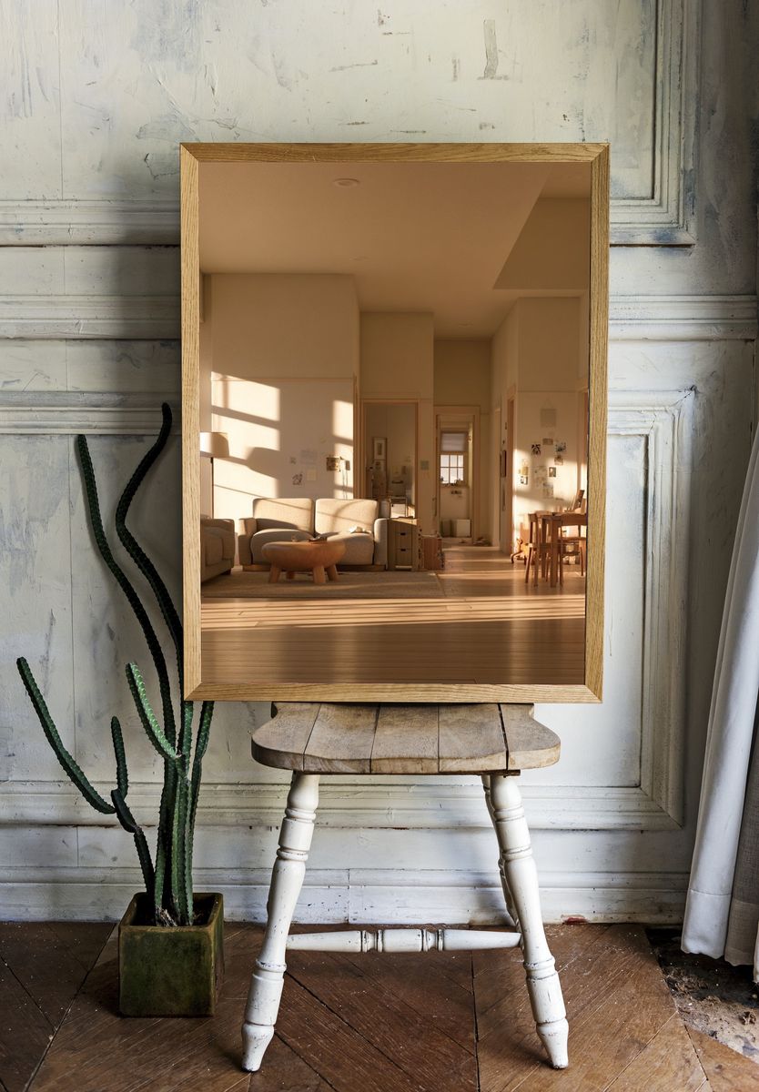 Sunlit Minimalist Interior Poster. room preview