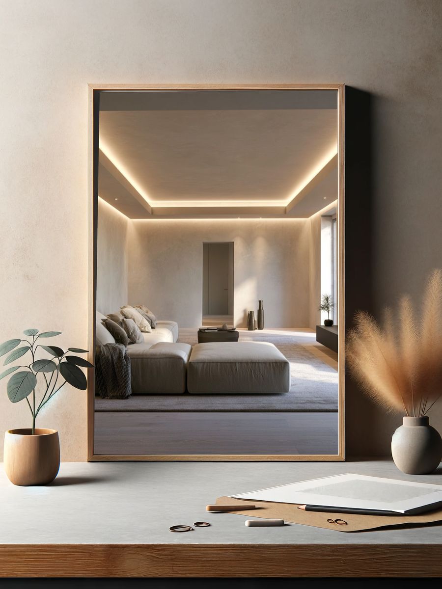 Minimalist Luxury Living Room Print. — room view 2