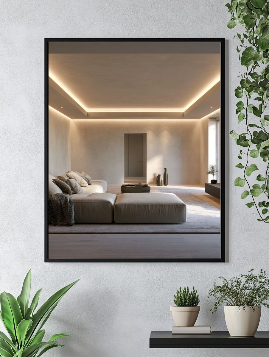Minimalist Luxury Living Room Print. — room view 4