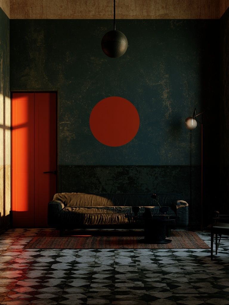 Moody Modern Interior Photography Poster. poster — photography art