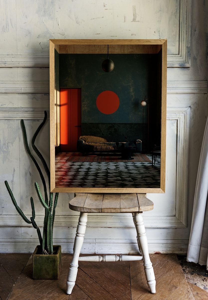 Moody Modern Interior Photography Poster. room preview