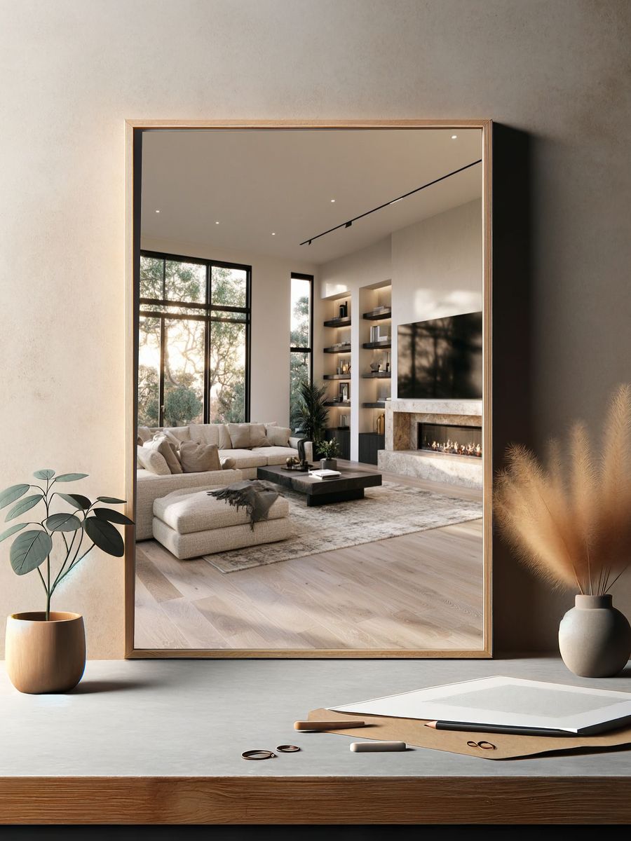 Modern Luxury Living Room Photography Poster. — room view 2