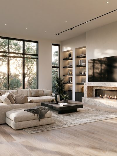 Modern Luxury Living Room Photography Poster.