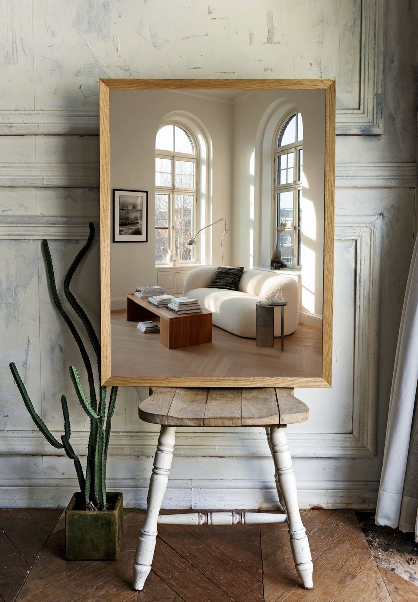 Sunlit Minimalist Interior Print. — room view 1
