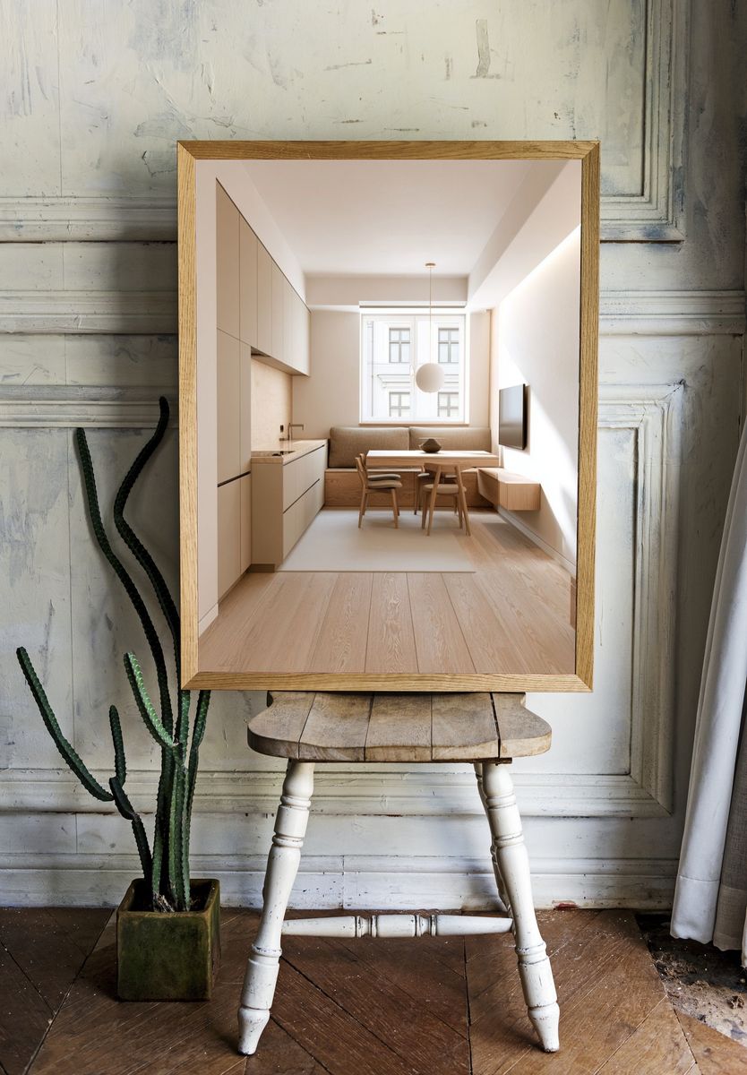 Minimalist Scandinavian Interior Poster. — room view 1