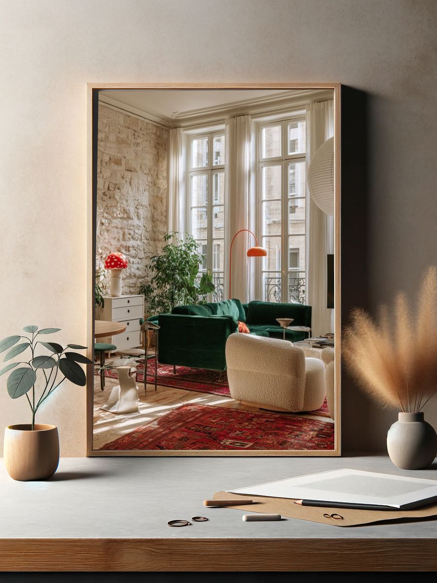 Parisian Loft Interior Photography Poster. — room view 2