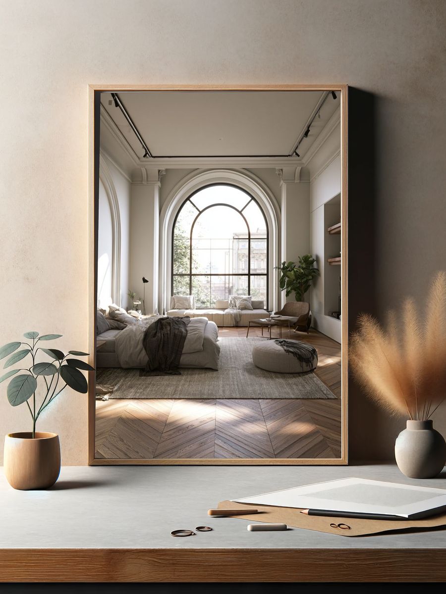 Elegant Arched Interior Photography Poster. — room view 2