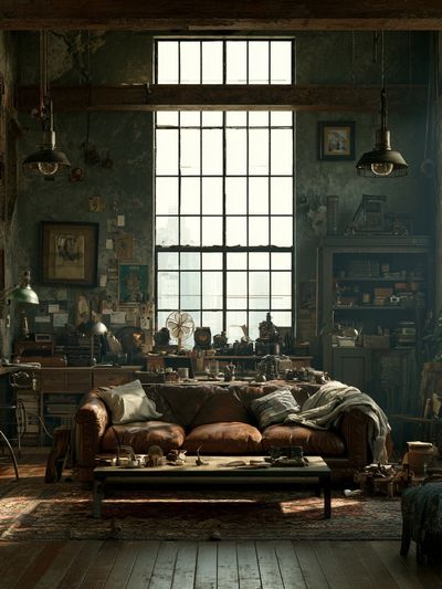 Industrial Loft Interior Photography Poster. poster
