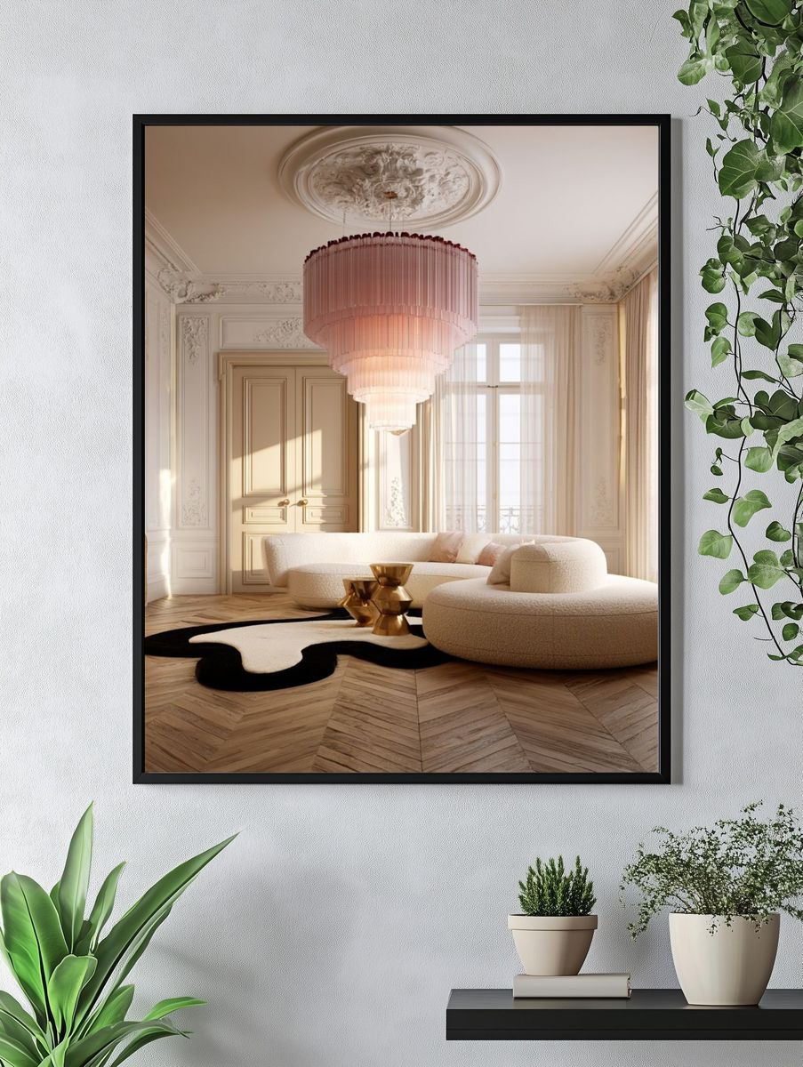 Parisian Luxury Interior Photography Poster. — room view 4
